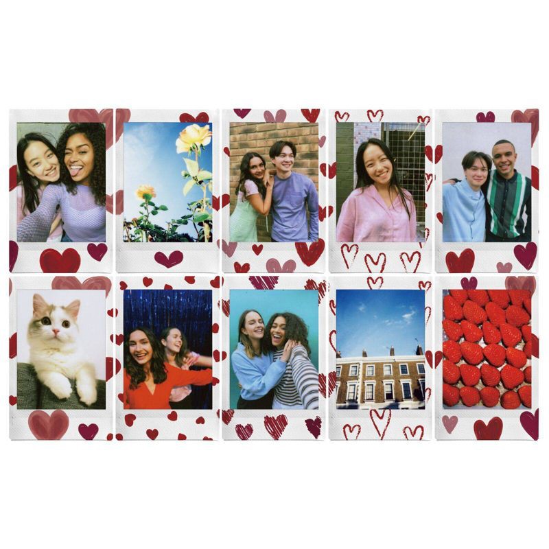 slide 3 of 3, Fujifilm instax mini Heart Film - 10ct, 10 ct