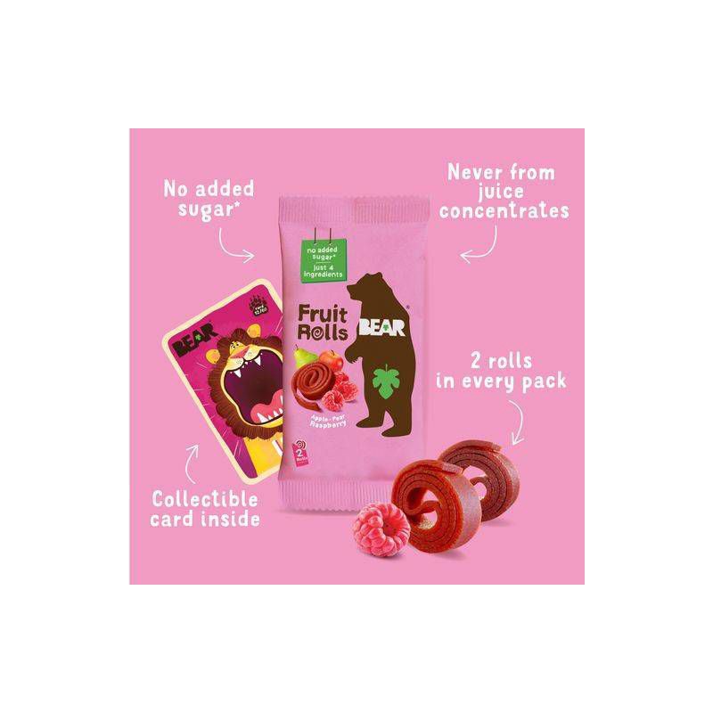 slide 4 of 8, BEAR Raspberry Fruit Rolls - 5ct/3.5oz, 5 ct; 3.5 oz