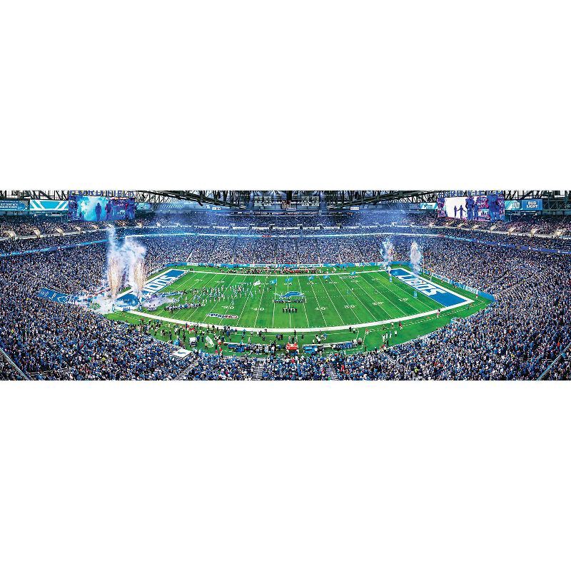 slide 2 of 4, NFL Detroit Lions 1000pc Pano Puzzle Game, 1000 ct