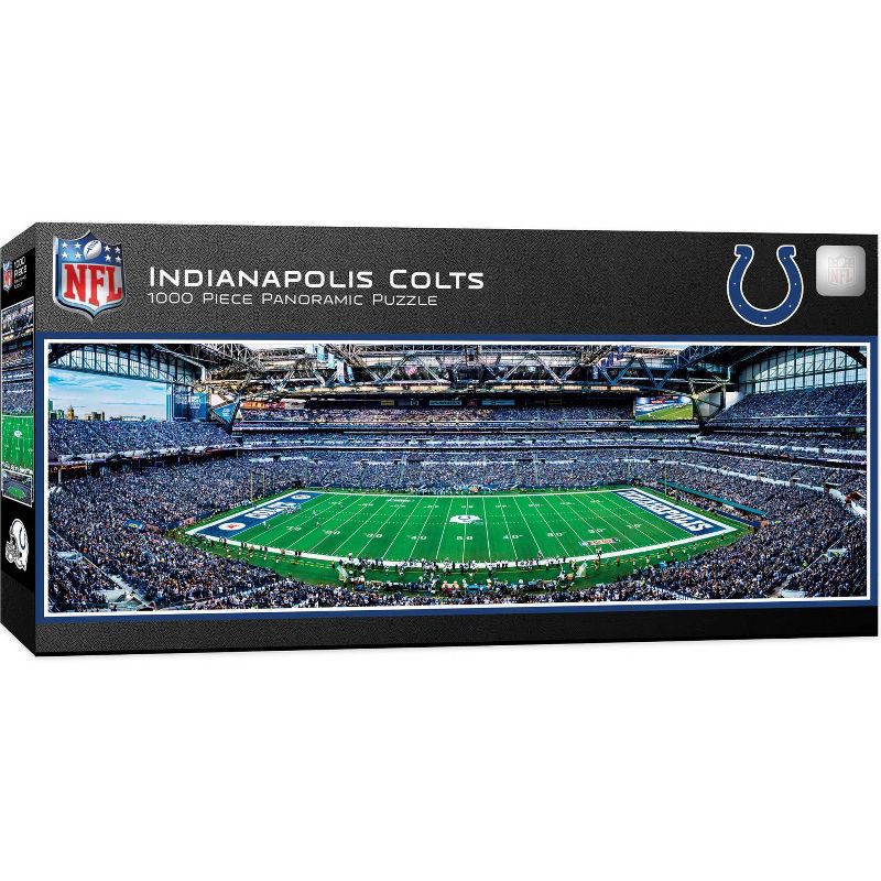 slide 2 of 4, NFL Indianapolis Colts 1000pc Pano Puzzle Game, 1000 ct