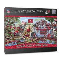 NFL Tampa Bay Buccaneers Game Day at the Zoo 500pc Puzzle: Jigsaw Sports Theme