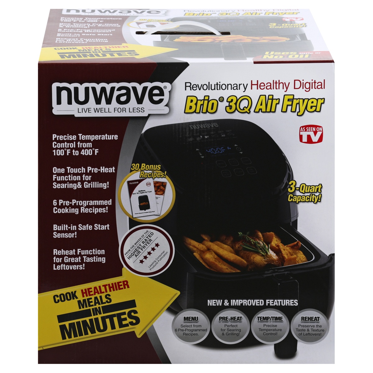 slide 1 of 1, NuWave Air Fryer 1 ea, 1 ea