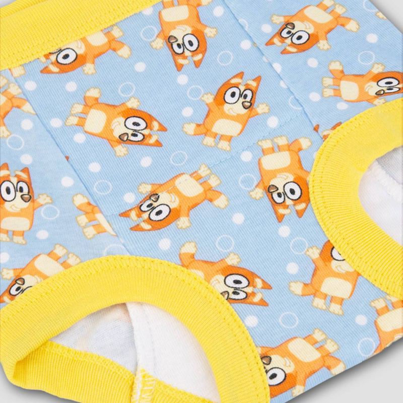 slide 3 of 7, Toddler Bluey 6pk Training Underwear - 2T: Cotton Reusable Pants, 20-27 lbs, Multicolor, 6 Count, 6 ct, 20 ct; 27 lb, 6 ct