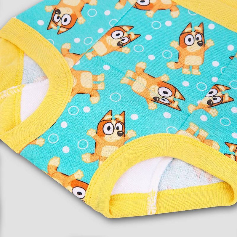 slide 7 of 7, Toddler Bluey 6pk Training Underwear - 2T: Cotton Reusable Pants, 20-27 lbs, Multicolor, 6 Count, 6 ct, 20 ct; 27 lb, 6 ct