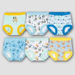 Toddler Bluey 6pk Training Underwear - 2T: Cotton Reusable Pants, 20-27 lbs, Multicolor, 6 Count