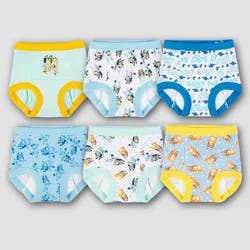 Toddler Bluey 6pk Training Underwear - 2T: Cotton Reusable Pants, 20-27 lbs, Multicolor, 6 Count
