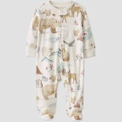 Little Planet by carter's Little Planet by Carter’s Organic Baby Boys' Outdoors Sleep N' Play - Cream Newborn