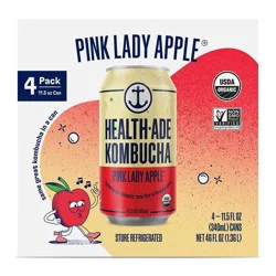 Health-Ade Pink Lady Apple Kombucha - 4ct/11.5 fl oz Cans