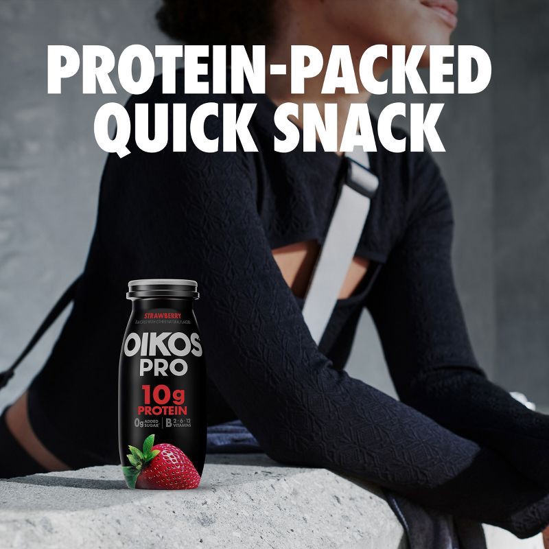 slide 6 of 12, Oikos Pro Mixed Berry Cultured Dairy Drink - 3.1 fl oz/6ct, 3.1 fl oz, 6 ct