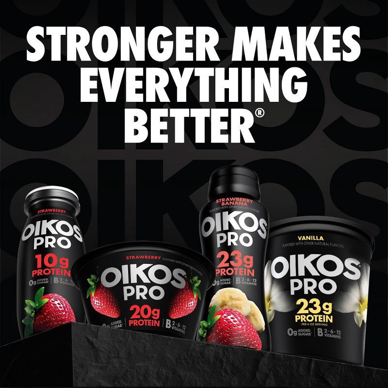 slide 7 of 12, Oikos Pro Mixed Berry Cultured Dairy Drink - 3.1 fl oz/6ct, 3.1 fl oz, 6 ct