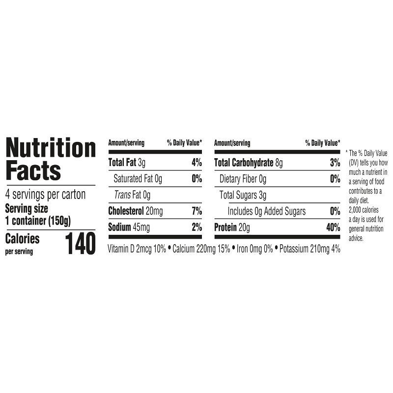 slide 8 of 12, Oikos Pro Strawberry Greek Yogurt - 20g Protein 4ct/5.3oz, 20 gram, 4 ct, 5.3 oz