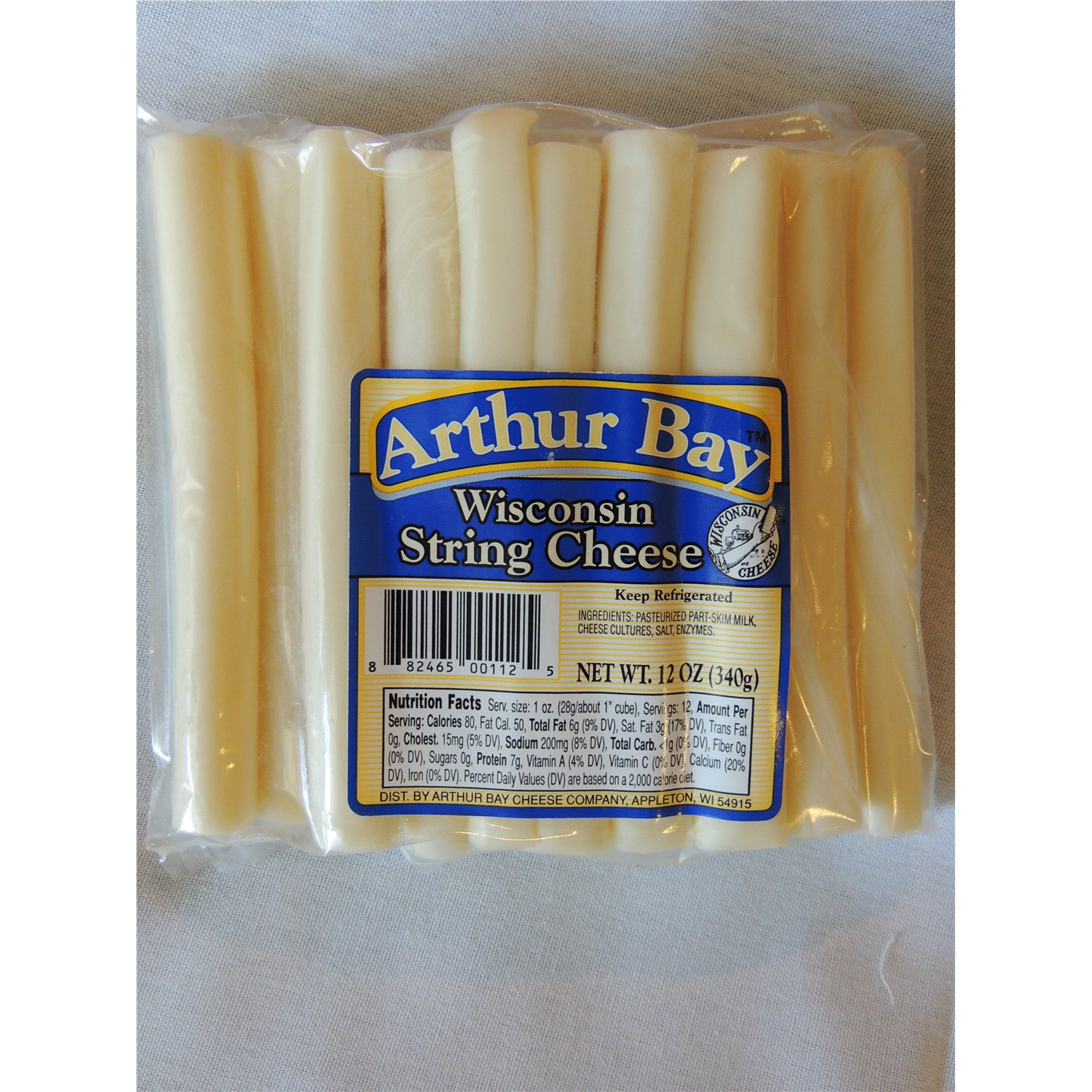 slide 1 of 1, OTHER-NATIONAL Arthur Bay Wisconsin String Cheese, 12 oz, 12 oz