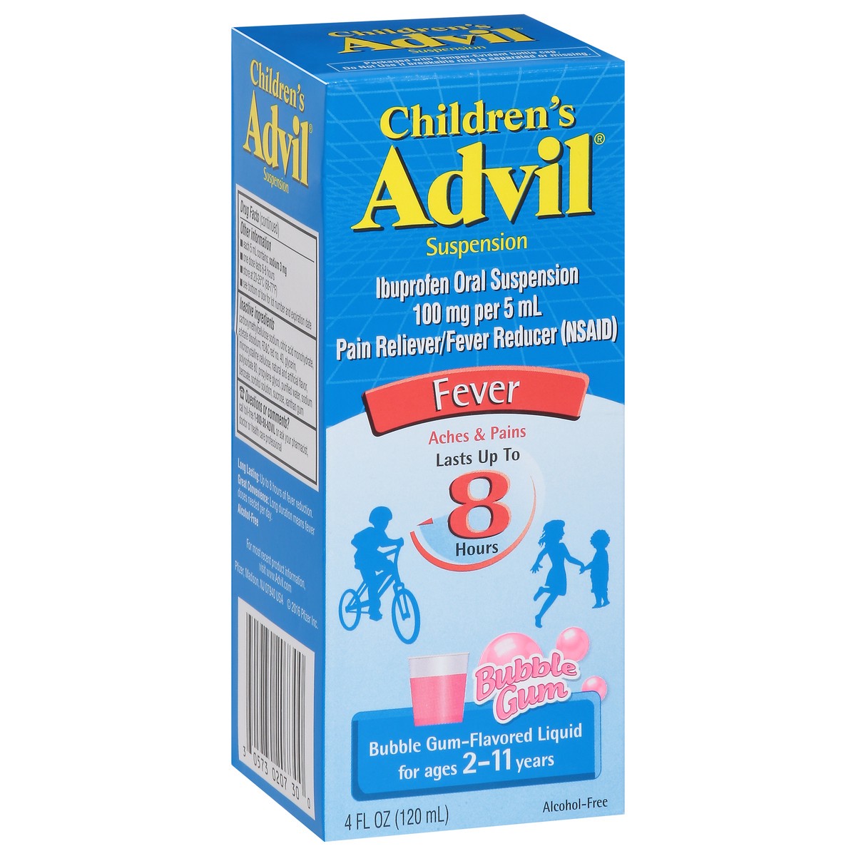 slide 2 of 10, Advil Children's Fever Medicine - Bubblegum Flavor, 4 fl oz