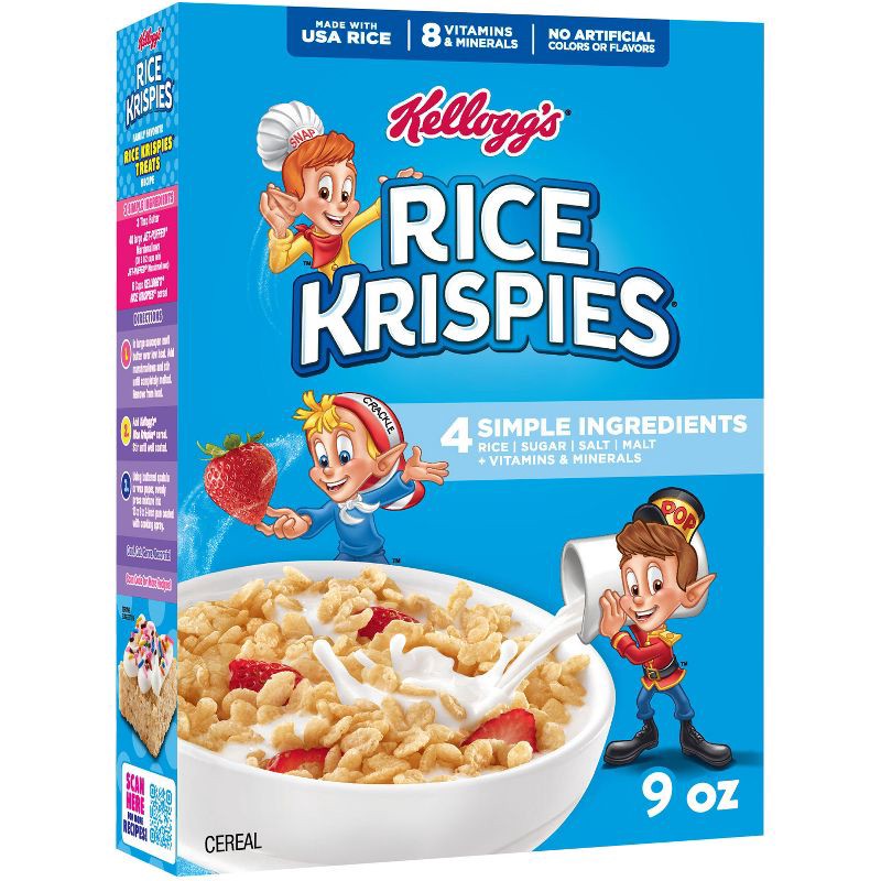 slide 1 of 13, Kellogg's Rice Krispies Breakfast Cereal - 9oz, 9 oz