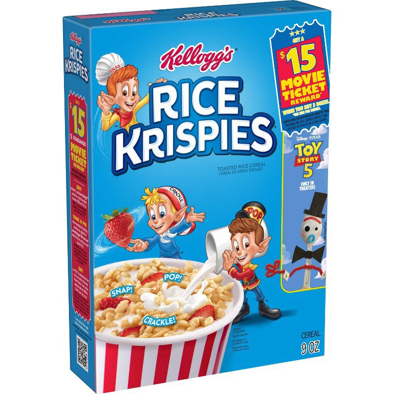 slide 1 of 15, Kellogg's Rice Krispies Breakfast Cereal - 9oz, 9 oz