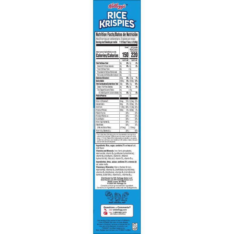 slide 11 of 13, Kellogg's Rice Krispies Breakfast Cereal - 9oz, 9 oz