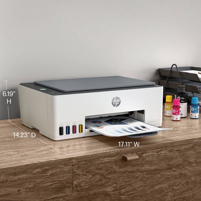 slide 5 of 19, HP Inc. HP Smart Tank 5101 Wireless All-In-One Color Refillable Supertank Printer, Scanner, Copier (1F3Y0A), 1 ct