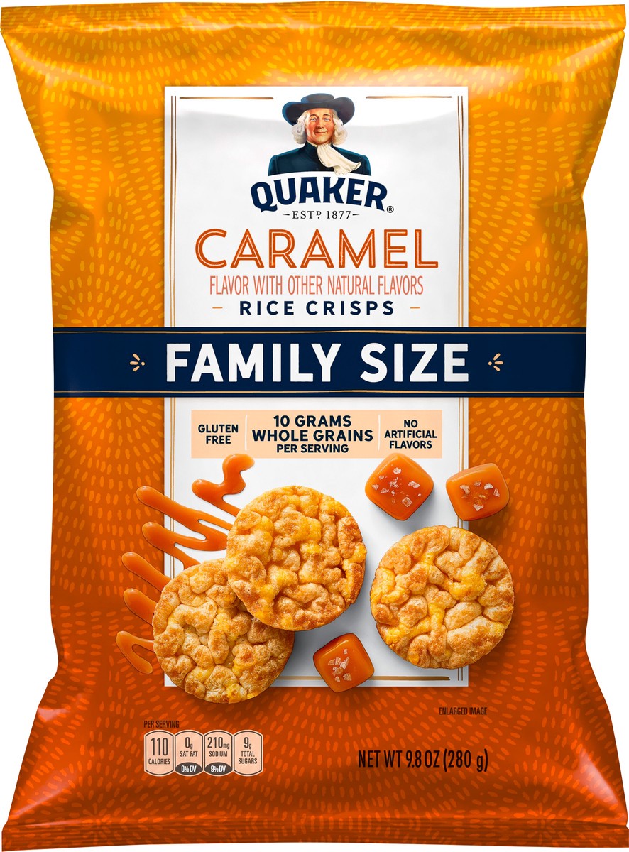 slide 2 of 8, Quaker Snacks Caramel9.86OZ 6CT, 9.8 oz