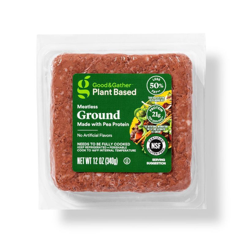 slide 1 of 5, Plant Based Ground - 12oz - Good & Gather™, 12 oz