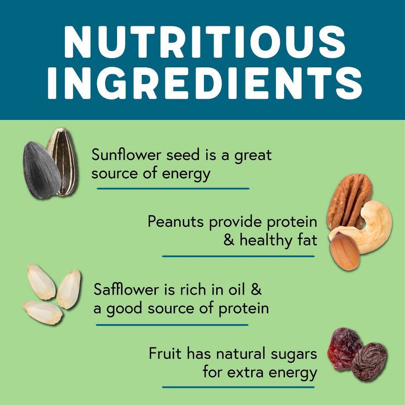 slide 4 of 9, Melody Select 4lb Songbird Supreme Wild Bird Food: Nut & Fruit Blend, Attracts Variety of Birds, USA Made, 4 lb