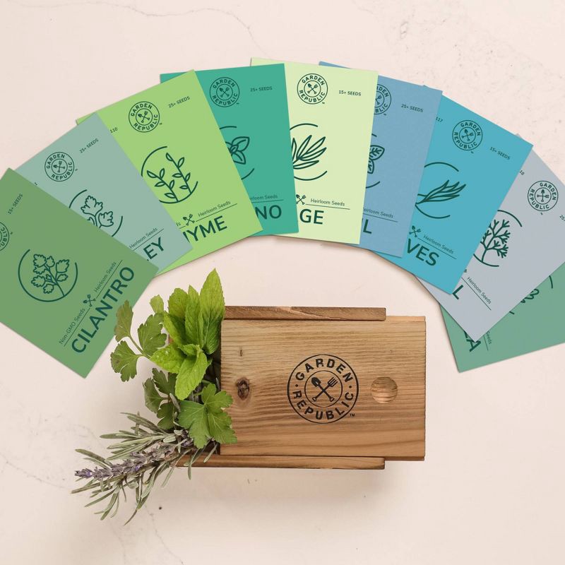 slide 6 of 6, Garden Republic Herb Garden Seed Kit, 1 ct
