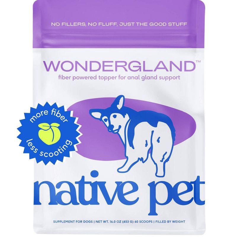 slide 1 of 7, Native Pet WonderGland Anal Gland Supplement with Pumpkin for Dogs - 16oz, 16 oz