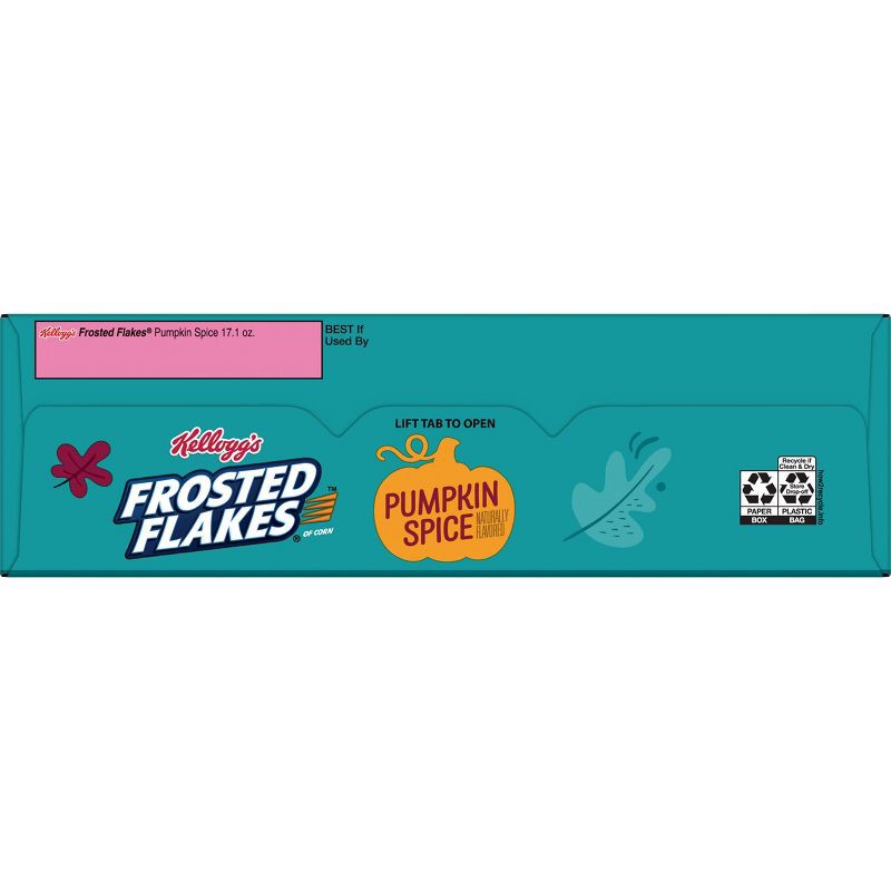slide 6 of 9, Kellogg's Frosted Flakes Pumpkin Spice Breakfast Cereal - 17.1oz, 17.1 oz