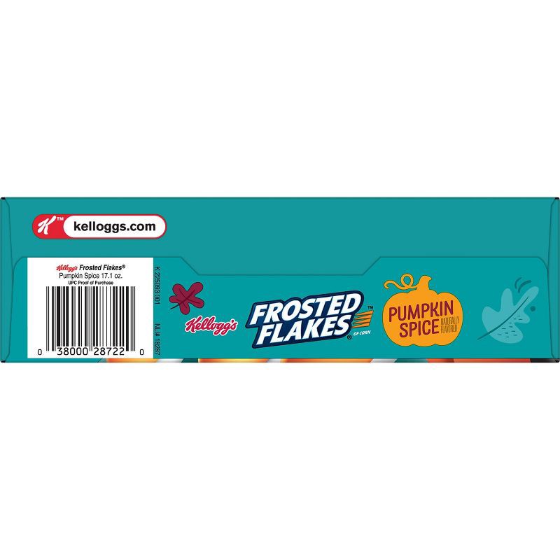 slide 7 of 9, Kellogg's Frosted Flakes Pumpkin Spice Breakfast Cereal - 17.1oz, 17.1 oz