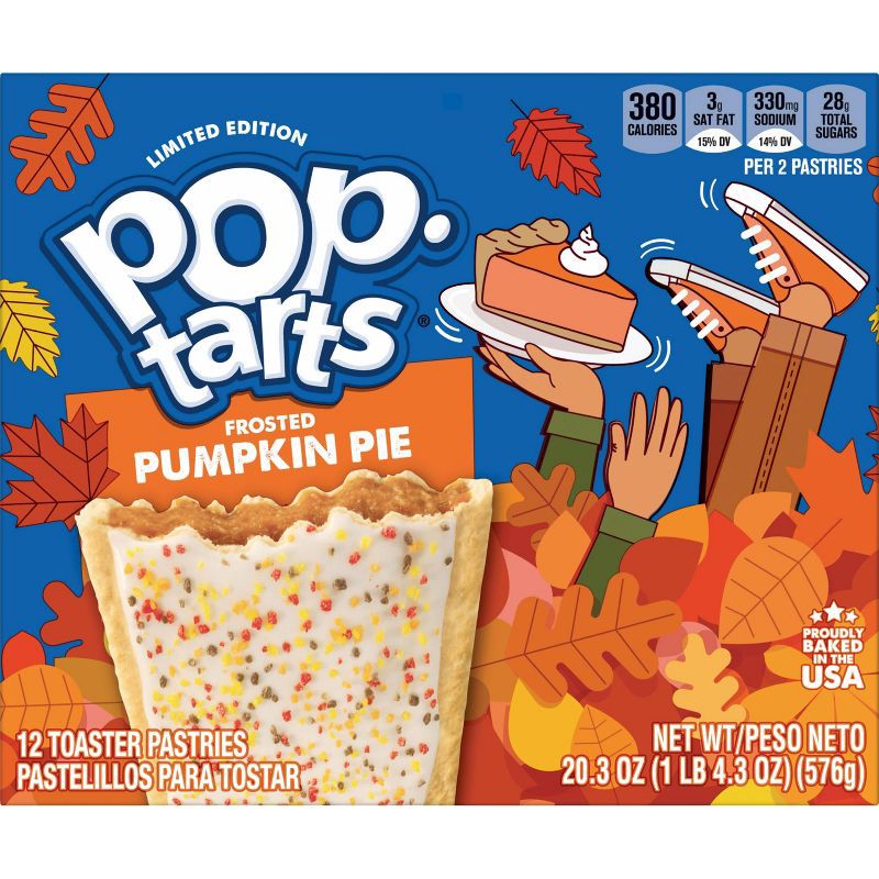 slide 3 of 5, Pop-Tarts Frosted Pumpkin Pie Pastries - 12ct / 20.3oz, 12 ct; 20.3 oz