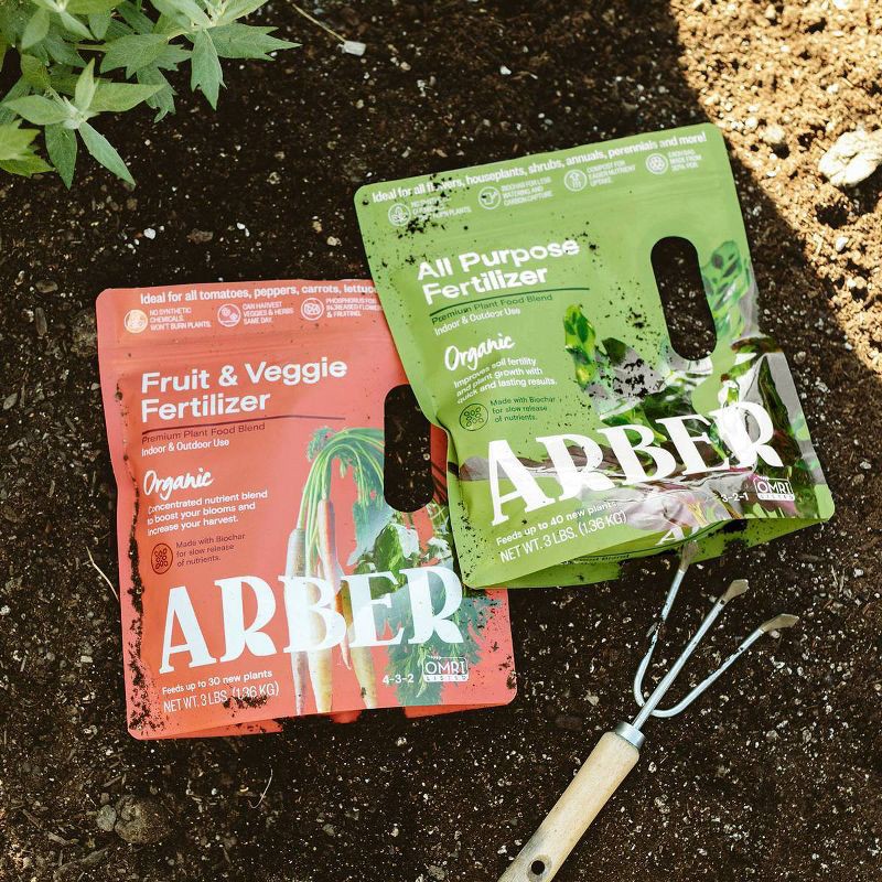 slide 5 of 5, Arber Organic All-Purpose Fertilizer with Moisture Control 3lb, 3 lb