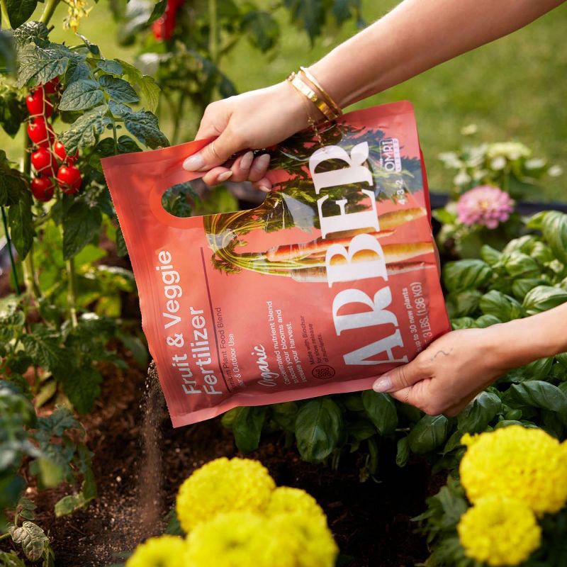 slide 4 of 5, Arber Organic Tomato Vegetable and Herb Fertilizer with Moisture Control 3lb, 3 lb