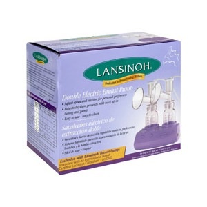 slide 1 of 1, Lansinoh Double Electric Breast Pump, 1 ct