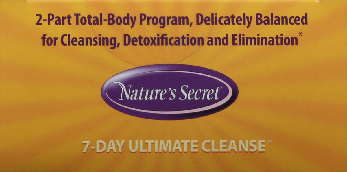 slide 14 of 14, Nature's Secret Tablets 7-Day Ultimate Cleanse 2 ea, 72 ct