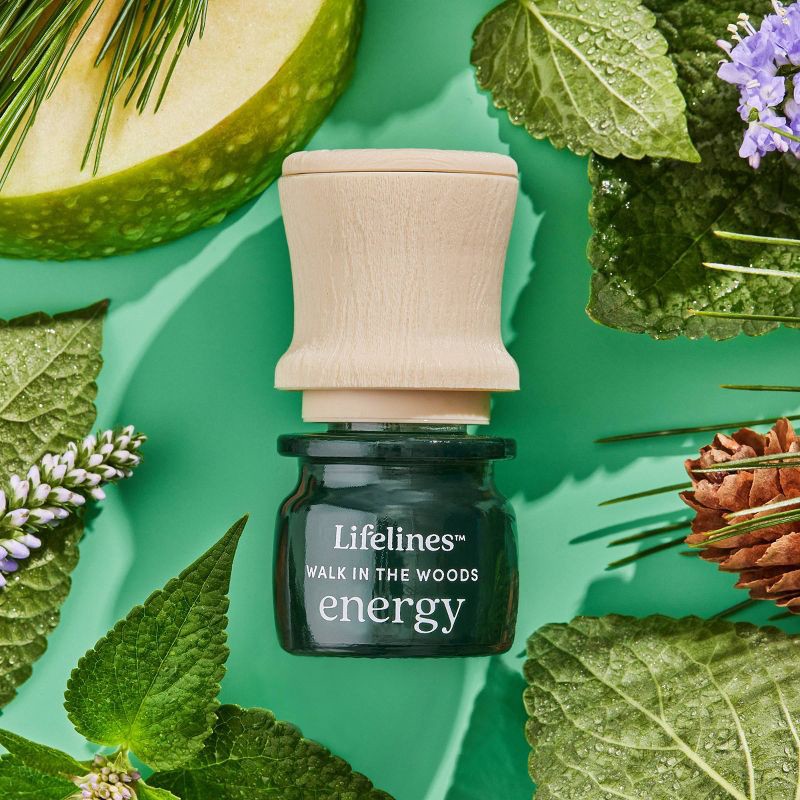slide 4 of 10, 2pk Everyday Diffuser Set plus Essential Oil Blend - Lifelines: Includes Wall Mounts, Precision Pump, No Battery Needed, 2 ct