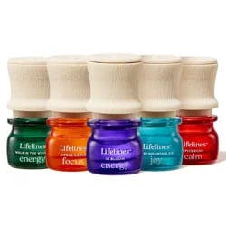 5pk Essential Oil Blend Discovery Set - Lifelines: Aromatherapy, Sustainably Sourced, Precision Pump™