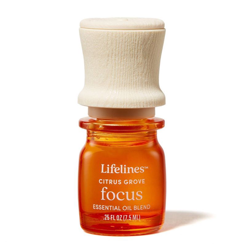 slide 1 of 7, Essential Oil Blend - Citrus Grove: Focus - Lifelines: Precision Pump™, Aromatherapy Diffuser-Compatible, 0.25oz, 0.25 oz