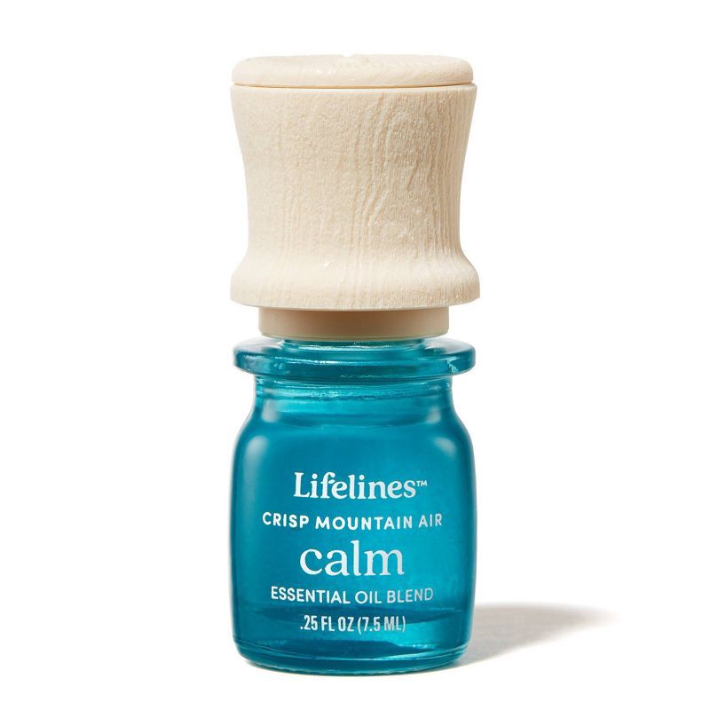 slide 1 of 7, Essential Oil Blend - Crisp Mountain Air: Calm - Lifelines: Aromatherapy, Lavender & Mint Scent, 0.25 oz, 0.25 oz