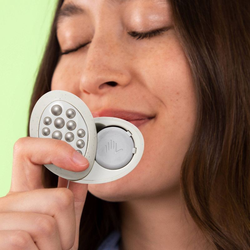 slide 5 of 10, 2pk Grounding Stones - Meditative Fidget Collection plus Essential Oil Blend - Lifelines: Spa Experience, Passive Oil Diffuser, No Battery Required, 2 ct