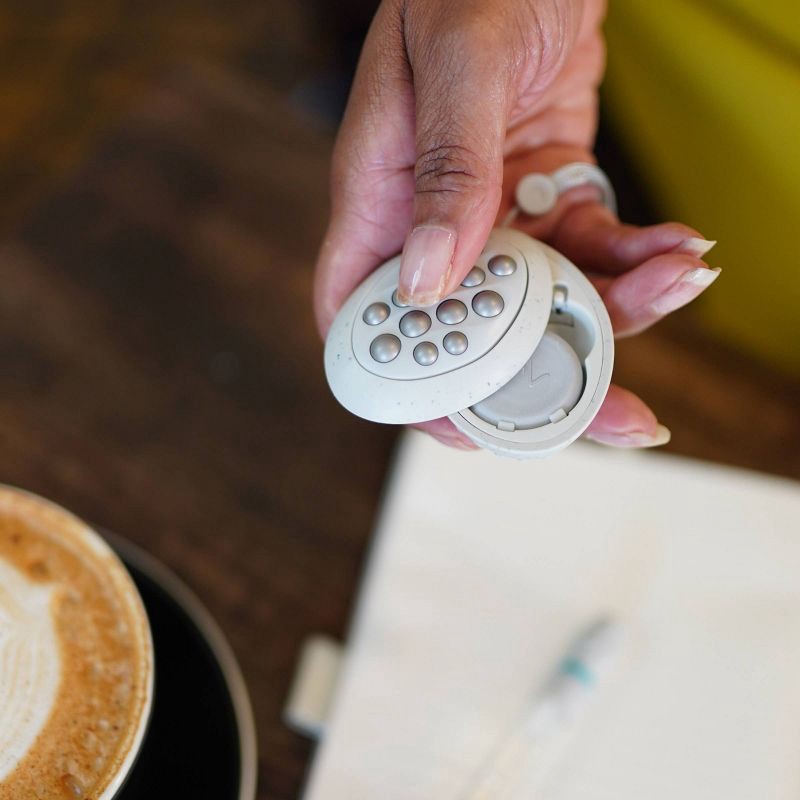slide 6 of 10, 2pk Grounding Stones - Meditative Fidget Collection plus Essential Oil Blend - Lifelines: Spa Experience, Passive Oil Diffuser, No Battery Required, 2 ct