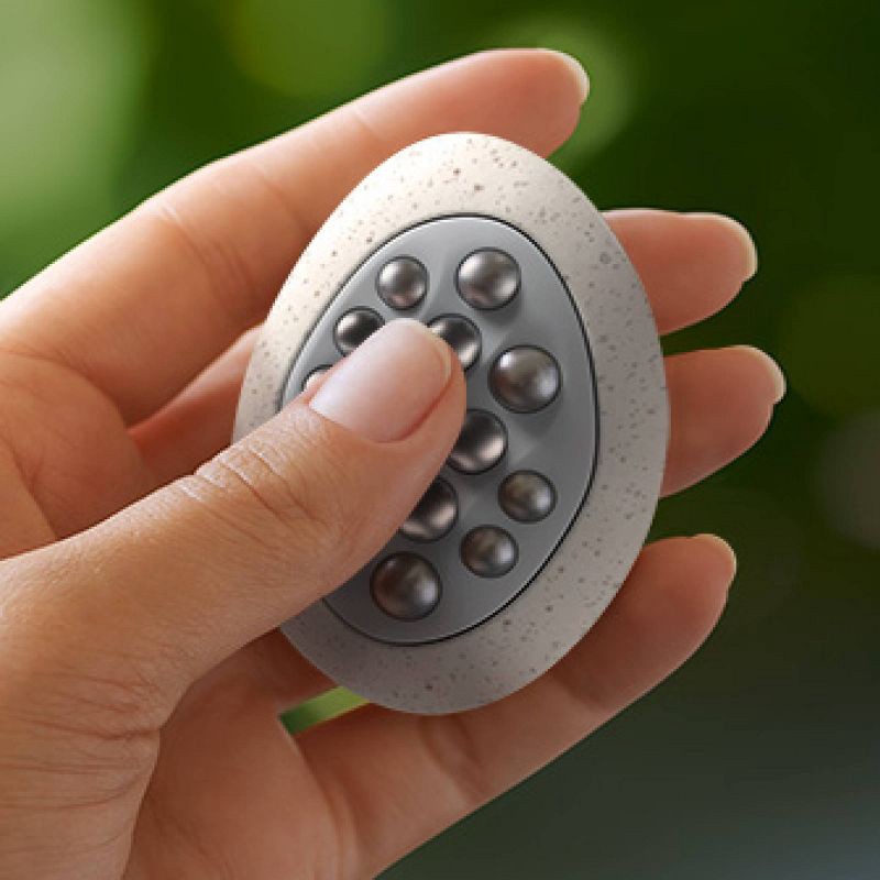 slide 9 of 10, 2pk Grounding Stones - Meditative Fidget Collection plus Essential Oil Blend - Lifelines: Spa Experience, Passive Oil Diffuser, No Battery Required, 2 ct