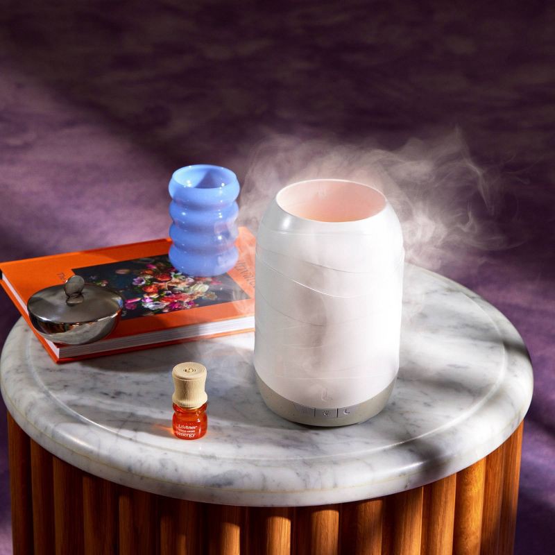 slide 8 of 8, Lifelines Waves Ultrasonic Diffuser: Aromatherapy with Mesmerizing Light Display, 1 ct