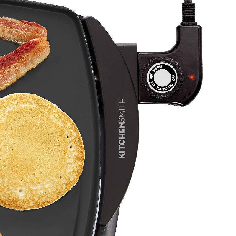 slide 3 of 7, KitchenSmith by Bella Family-Size 10 x 20" Electric Griddle, 1 ct