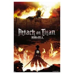 Trends Attack on Titan Fire Poster