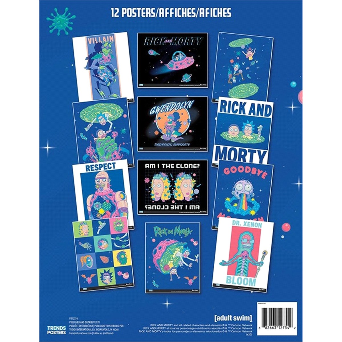 slide 5 of 5, Trends Rick & Morty Wave 2 Poster Book, 1 ct