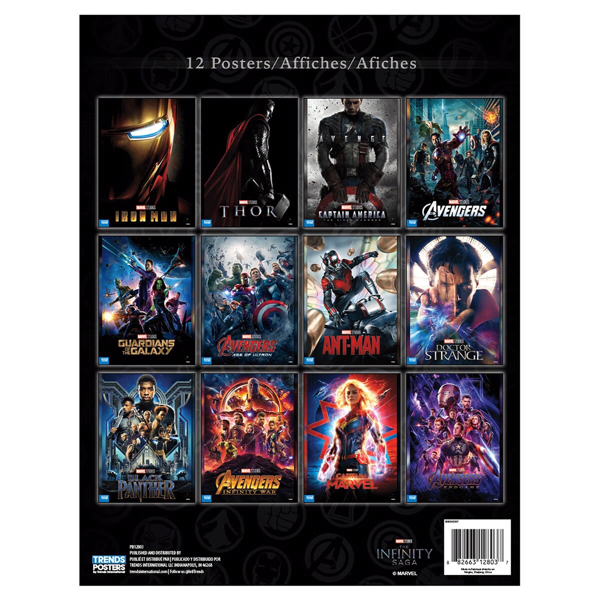 slide 5 of 5, Trends Avengers-The Infinity Saga Poster Book, 1 ct