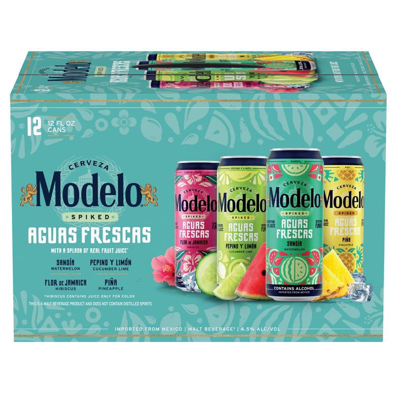 slide 2 of 9, Modelo Especial Modelo Aguas Frescas - 12pk/12 fl oz Cans, 12 ct; 12 fl oz