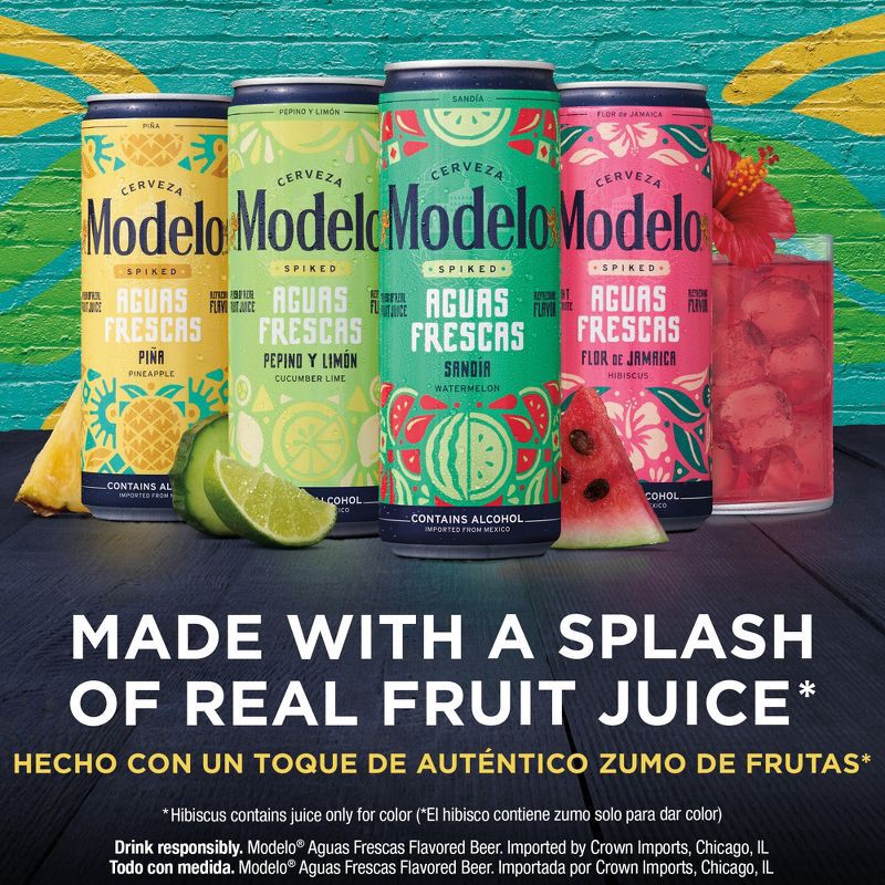 slide 6 of 9, Modelo Especial Modelo Aguas Frescas - 12pk/12 fl oz Cans, 12 ct; 12 fl oz