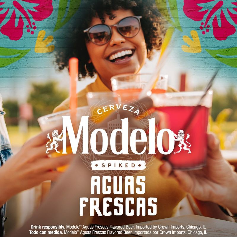slide 8 of 8, Modelo Especial Modelo Spiked Aguas Frescas Variety Pack Flavored Malt Beverage - 12pk/12 fl oz Cans, 12 ct; 12 fl oz