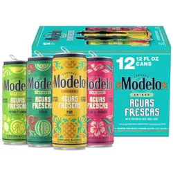 Modelo Especial Modelo Spiked Aguas Frescas Variety Pack Flavored Malt Beverage - 12pk/12 fl oz Cans