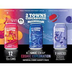 2 Towns Ciderhouse 2 Towns Cosmic Explorer Variety - 12pk/12 fl oz Cans